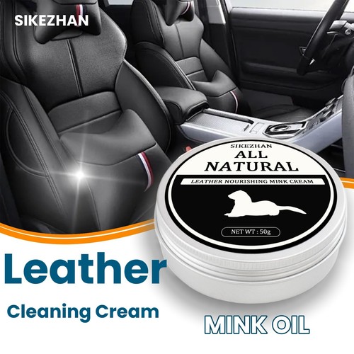 Leather cleaning cream mink - cream,