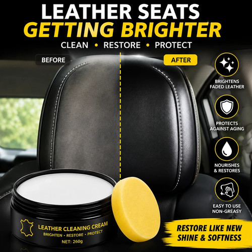Leather care cream - cream, conditioner