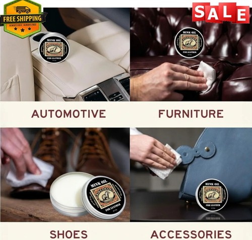 Mink oil leather conditioner - leather,