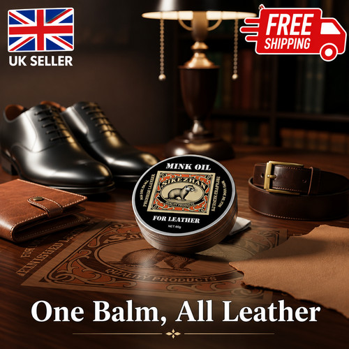 Mink oil leather - mink,