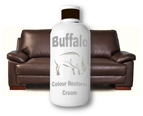 Brown leather dye - brown, conditioner