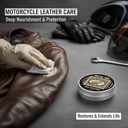 Mink oil leather - leather, conditioner