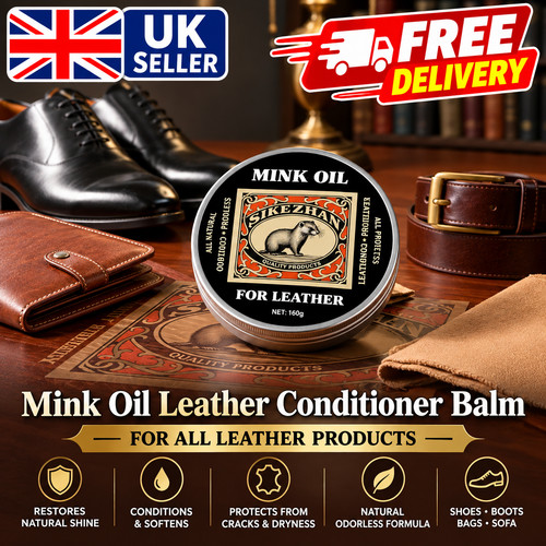 Mink oil leather - mink,
